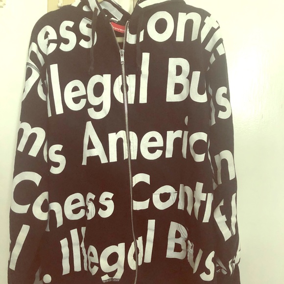 2005 Supreme zip-up IBCA SWEATER “grail” LRG - Picture 4 of 9